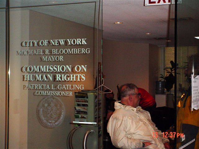 Photo of front door at the Human Rights Commission
